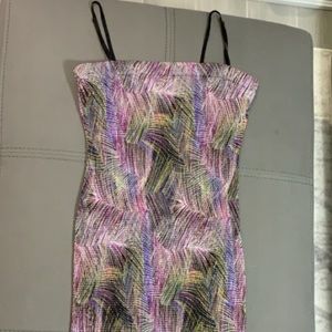 Multicoloured mini dress